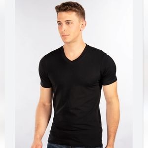 CityLAB Men's 3pk 100% cotton multi colored under shirts